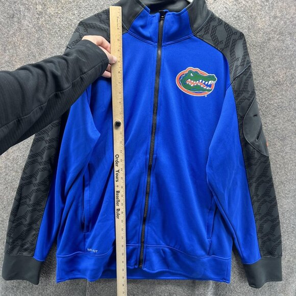 Florida Gators Jacket Mens Large Blue NCAA Football Nike Dri Fit Full Zip Track - Picture 5 of 10